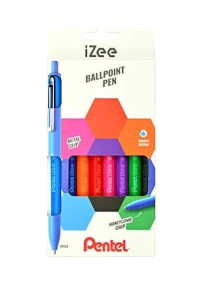 1.0 Mm Yağ Bazlı Mekanizmalı Roller Kalem - İzee - 8&apos Li Blister A-b-c-d-f-p-s-v