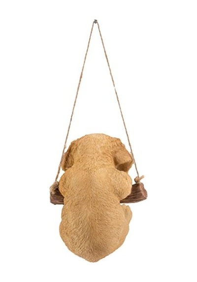 Ltd Hi 87704-ı Asılı Retriever Köpek Yavrusu Dış Mekan Heykelcik Taba Kahverengi Diğer