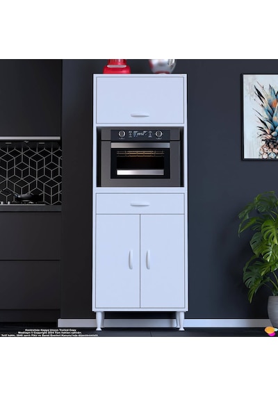 Eliusta Serale 56 Cm Derinlikte 3 Kapaklı Dolap Mutfak Fırın Dolabı 60x162,4x56 Cm Modüler Beyaz Dolap Beyaz Eliusta Serale 56 Cm Derinlikte 3 Kapaklı Dolap Mutfak Fırın Dolabı 60x162,4x56 Cm Modüler Beyaz Dolap Beyaz