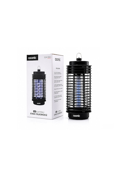 4w - Siyah Kokusuz Taşınabilir Led Mavi Işıklı Sinek Öldürücü S24 Pro 5639