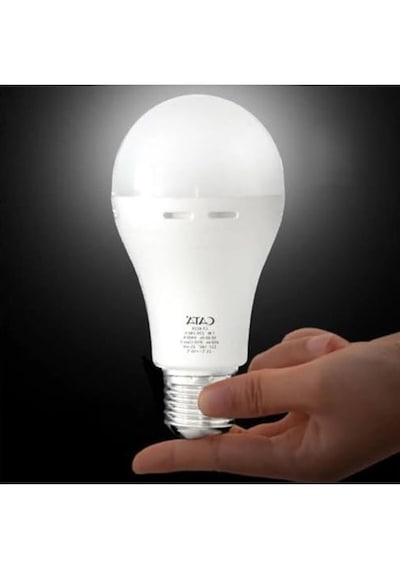 Şarjlı Led Ampul 9w 830 Lümen 6400k Beyaz Işık, Elektrik Kesintisinde Otomatik Yanan E27 Duylu Şarj Edilebilir Acil Durum Işıldak Ampulü Cata Ct-4229 Enerji Sınıfı F 10c