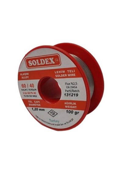 Soldex 100Gr 1.2Mm 60/40 Lehim Teli