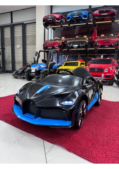 Poyraz Akülü Güçlü Motorlu 12v Akülü Araba Özel Plaka Siyah