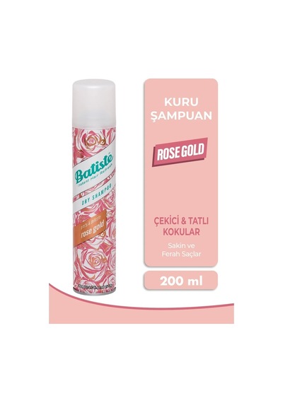 Batiste Kuru Şampuan Rose Gold 200 Ml 4'li Paket