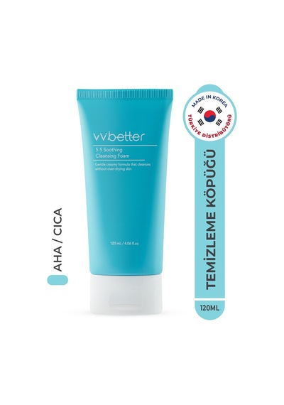 Vvbetter Cleansing Foam 5.5 Soothing Yüz Temizleme Jeli 120 ML