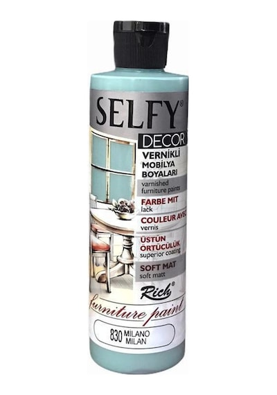 Rich Selfy Decor Vernikli Boya 240Cc - Milano 830