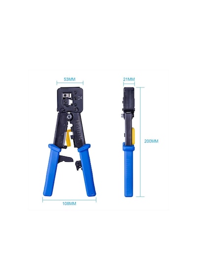 Yeni Nesil Rj45 Pense EzRj45 Sıkma Pensesi RJ11 Rj12 RJ45