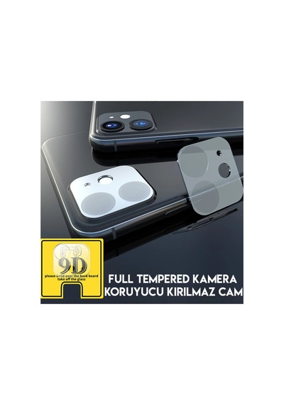 Uluvora İphone 11 6.1 Full Tempered Kamera Koruyucu Kırılmaz Cam- 5775 - Hs08377416-5343 Şeffaf 2