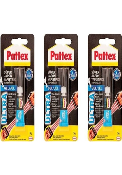 Pattex Süper Japon Yapıştırıcı 3g Blister 3 Adet