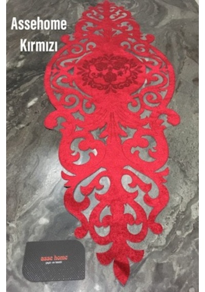 Kadife Kazımagül Lazer Kesim Runner