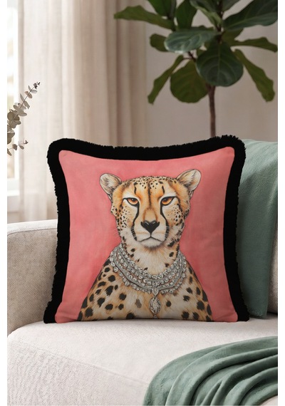 Safari Leopar Mücevherli Saçaklı Yastık Kılıfı-asil Figürlü Eklektik Kırmızı Püsküllü Kırlent Kılıfı Puslu Esinti Lime Safari Leopar Mücevherli Saçaklı Yastık Kılıfı-asil Figürlü Eklektik Kırmızı Püsküllü Kırlent Kılıfı Puslu Esinti Lime