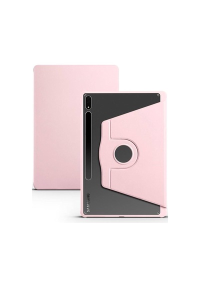 Galaxy Uyumlu Tab S7 Fe Lte T737-t736-t733-t730 Kılıf Zore Termik Kalem Bölmeli Dönebilen Standlı Kılıf