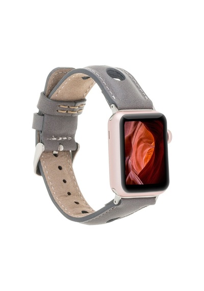 Apple Watch Uyumlu Deri Kordon Çember 42-44-45mm Rst9 Diğer