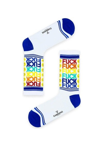Carnaval Socks 6'lı Gym Spor Tasarımlı Tenis Çorap Seti Renkli