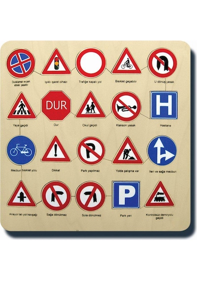Trafik İşaretleri Puzzle