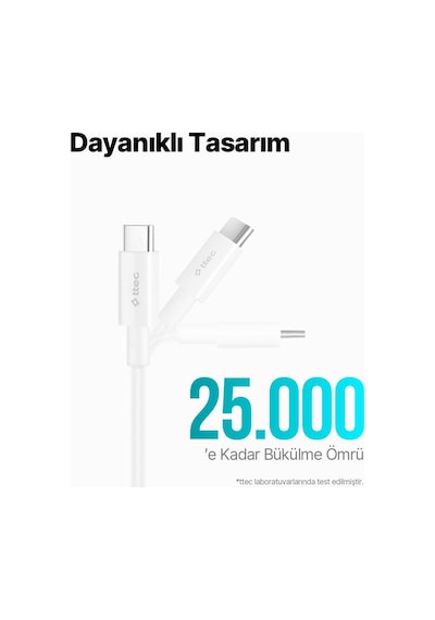 Ttec Super Şarj Pd/qc 0.30cm 65w Type C Şarj Kablo Samsung Huawei Apple Uyumlu iPhone 15 15 Pro Max Powerbank Kablosu Desen - Ben10