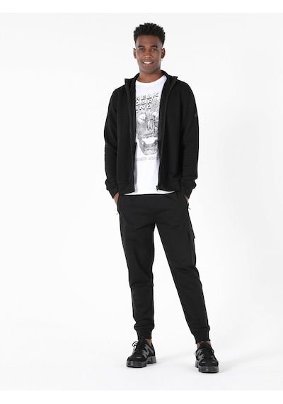 Colin's Slim Fit Dar Kesim Siyah Erkek Ceket CL1057269_Q1.V2_BLK