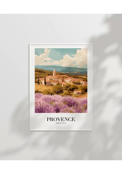 Çerçevesiz Poster Provence Doğası Ve Mimari
