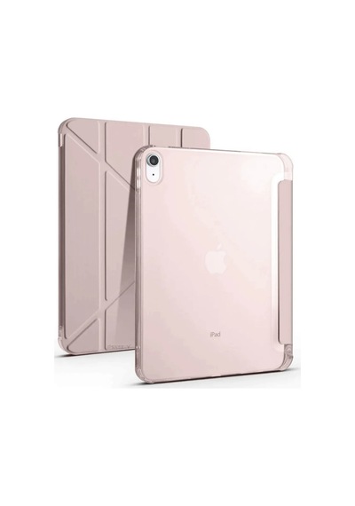 Apple Uyumlu iPad 2022 10.9 10.nesil Kılıf Kalemlikli Mars Tablet Kılıfı - Rose Gold Diğer