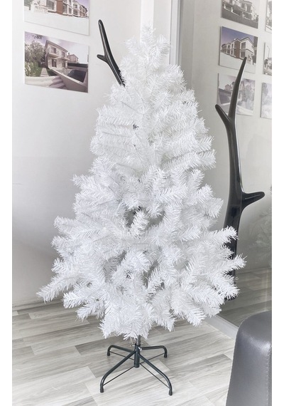 Beyaz Yılbaşı Çam Ağacı 150 Cm 300 Dal