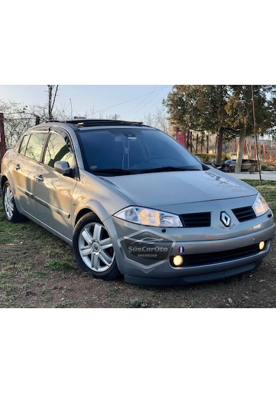 Renault Megane 2 2003-2008 Uyumlu Üniversal Astra H Lip Esnek Ön Lip 2 Parça Tampon Altı Dil Karlık Ön Ek 00 Şüscaroto Aksesuar