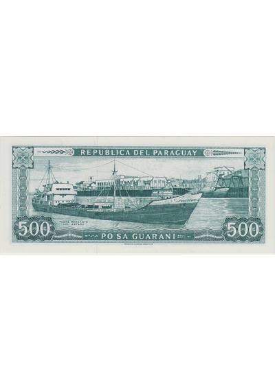 Paraguay 500 Guarani 1995 Çil.