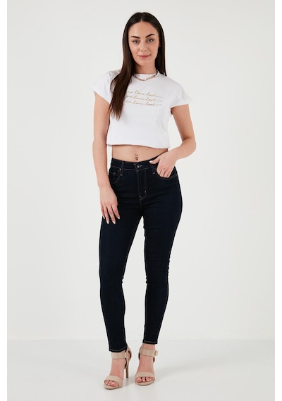 Levi's 721 Skinny Fit Yüksek Bel Jeans Kot Pantolon A9360-2664 Koyu Lacivert