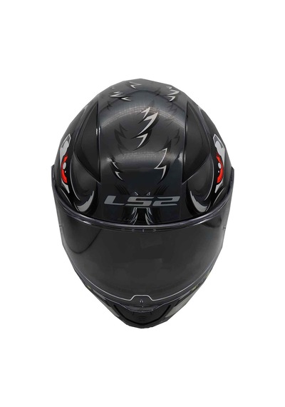Ls2 Rapid 2 Spox Kapalı Kask Kırmızı - Gri