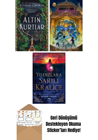 Altın Kurtlar + Aru Shah Ve Altın Şehir + Yıldızlara Sarılı Kraliçe