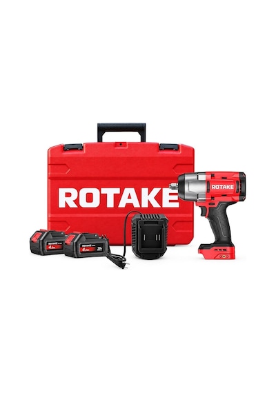 Rotake T3 1/2 Akülü Darbeli Somun Sıkma Ve Sökme Makinesi 20v 4.0ah 1880 Nm