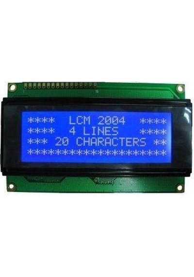 4X20 Lcd Ekran Mavi