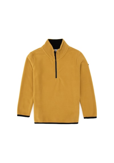 U.S. Polo Assn. Erkek Çocuk Hardal Fermuarlı Yaka Sweatshirt 50313841-VR151