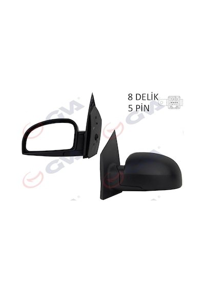 Gva Dış Dikiz Aynası Sol Getz 02 Elektrikli Isıtmalı Konveks 5 Fiş Vm-452ehl Gva 1091216 876101c310