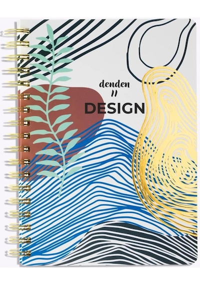 Denden Redactar Beyaz 17x24 Çizgili Defter Çok Renkli