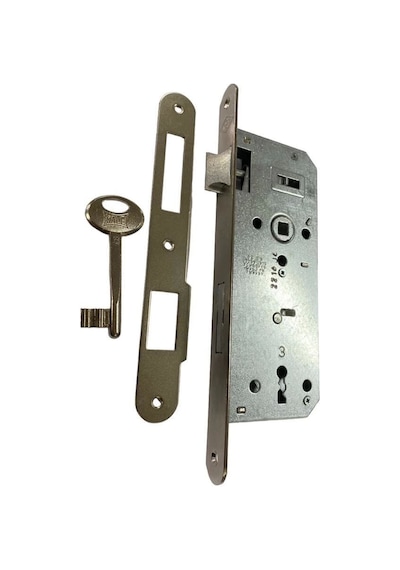 Mey İthalat Kale Oval 151 R 40 Mm Nikel Oda Kapı Kilidi
