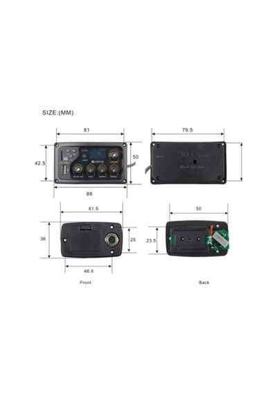 Joyo Mp3 Ritimli Ekolayzer 40 Adet Ritmli Usb Bellek