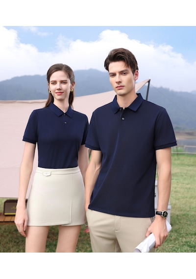 New Performance.arw50169.serintutan-antibakteriyel-yüksek Kalite.düğmeli Polo T.shirt Lacivert