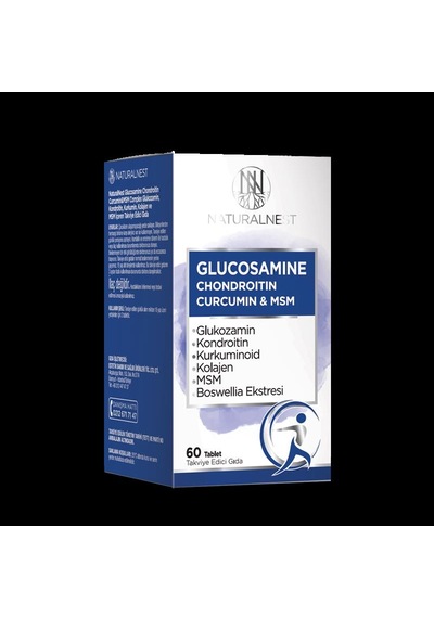 Naturalnest Glucosamine Chondroitin Curcumin & Msm Tablet 4 Adet