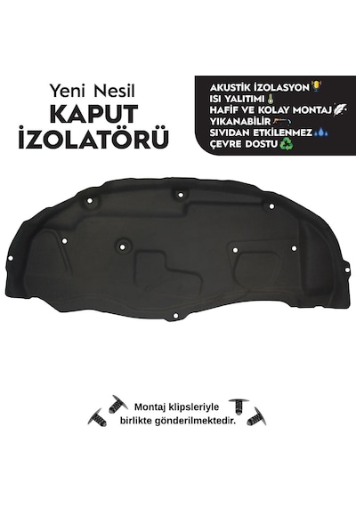 Opel Corsa C Kaput İzolatörü 2000-2006 Arası Kaput İzolasyonu