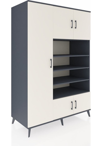 Kronos Dolap 10 Raflı 5 Kapaklı 132x59x195 Antrasit-aytaşı/an... Antrasit Kronos Dolap 10 Raflı 5 Kapaklı 132x59x195 Antrasit-aytaşı/an... Antrasit
