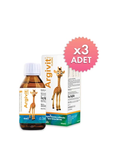 Argivit Classic 150 Ml Şurup 3 Adet