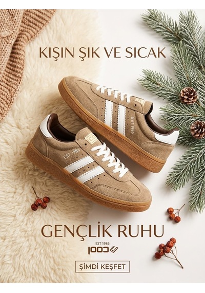 Cool Kids Genç Unisex Kışlık Su Geçirmez Kaydırmaz Hafif Kauçuk Taban Rahat Deri Spor Ayakkabı Kahve Cool Kids Genç Unisex Kışlık Su Geçirmez Kaydırmaz Hafif Kauçuk Taban Rahat Deri Spor Ayakkabı Kahve