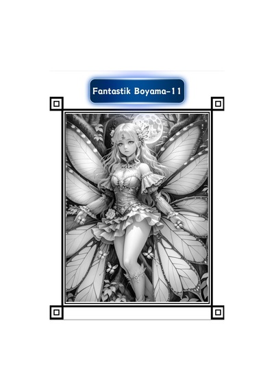 Fantastik Güzel Periler Tonlamalı Boyama Kitabı