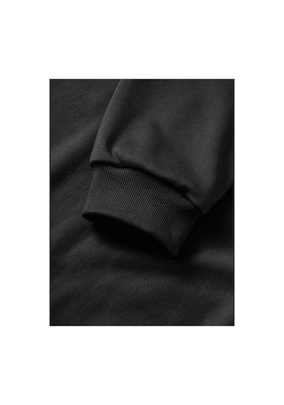 3 İplik Pamuklu Cepli Kapüşonlu 10 Kasıma Özel Sweatshirt Hoodie - Siyah