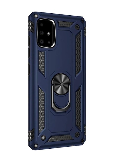 Samsung Galaxy Uyumlu M51 Kılıf Tank Koruma Vega Standlı Yüzüklü Mıknatı (510451028)