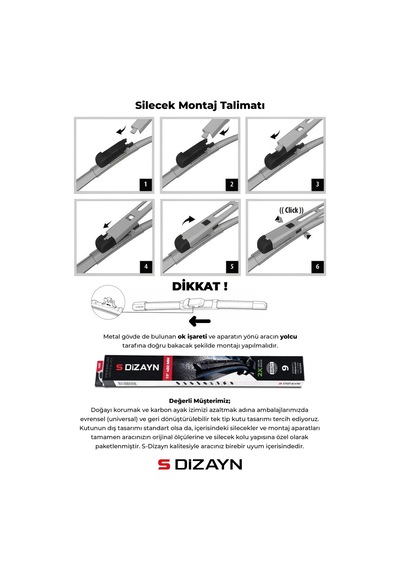 S-dizayn Mercedes-benz Gla X156 Ön Cam Silecek Seti 2013-2015 Premium Araca Özel 60-48 Cm A+ Kalite