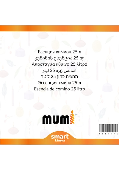 Kimyon Mum Esansı 64982 25 Litre Şeffaf