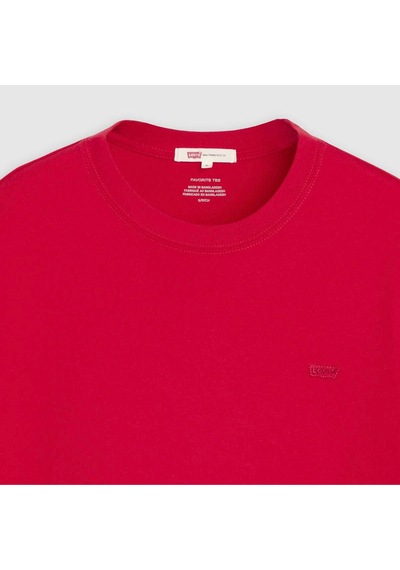 Levi's Kadın Sıfır Yaka Kırmızı T-shirt - 008c4-0001