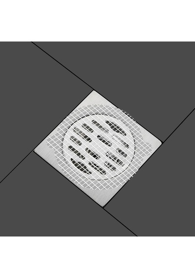 Banyo Duş Gider Süzgeci 10 Adet Saç Küvet Drenajı Duş Tahliye Kapağı 10x10 Cm Yapışkanlı Diğer