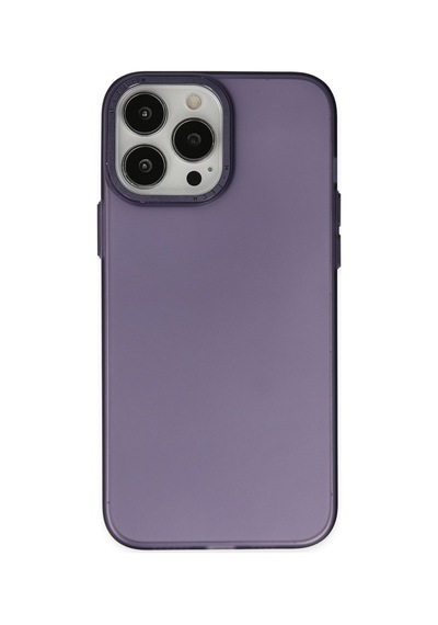 Apple iPhone Uyumlu 14 Pro Max Kılıf Modos Metal Kapak - Mor Bzsxx00 1